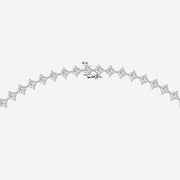 Princess Lab Grown Diamond Fashion Necklace - 20 Total Carat Weight