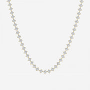 Princess Lab Grown Diamond Fashion Necklace - 20 Total Carat Weight