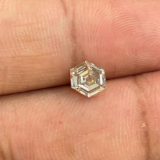 Unique 1 Carat Hexagonal Natural Diamond