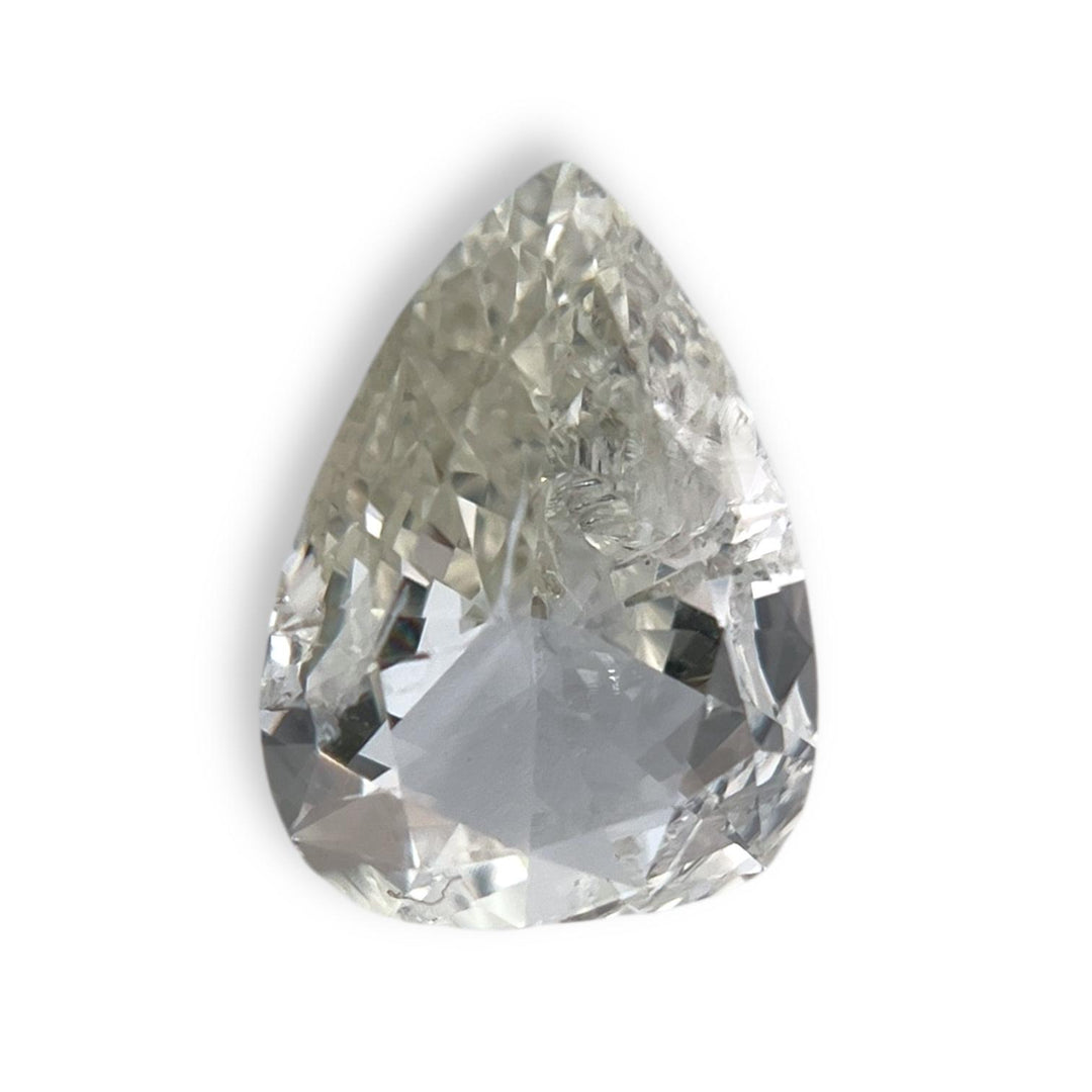 0.69 CT 6.9 X outlet 4.8 MM Natural Loose Diamond, Pear Shape Diamond, Off White color Pear cut Diamond For Pear Diamond Ring R9147