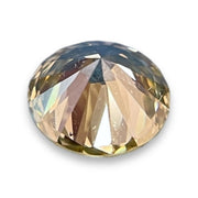 GIA Certified 0.90 Carat SI1 Fancy Brownish Greenish Yellow Diamond