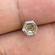 Unique 1 Carat Hexagonal Natural Diamond