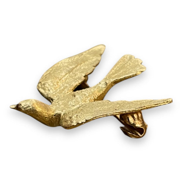 14K Graceful Gold Bird Brooch