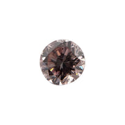 GIA Certified 0.34 TCW Round Fancy Brownish Pink Natural Diamond