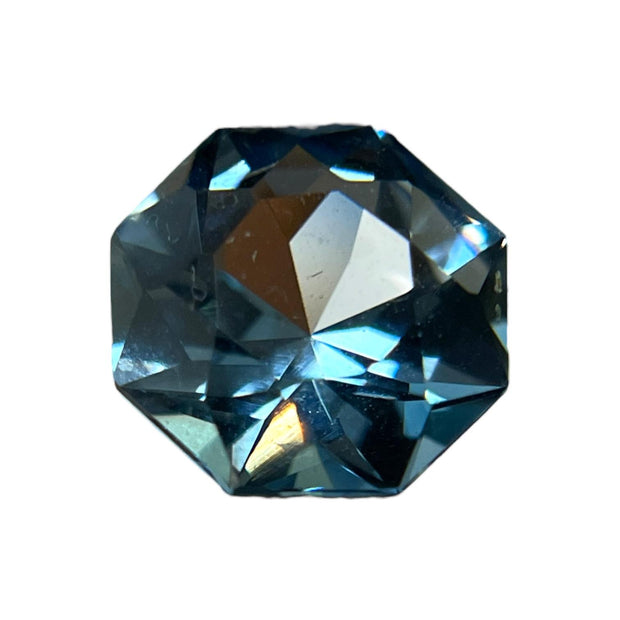 Azure Majesty: 2.19 Carat Octagonal Blue Topaz