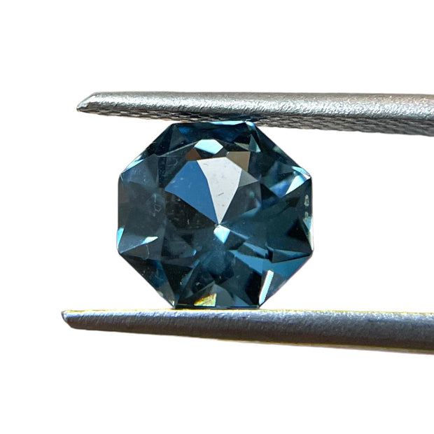 Azure Majesty: 2.19 Carat Octagonal Blue Topaz