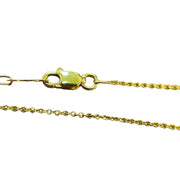 Enchanted Serpent: 14K Yellow Gold Diamond Snake Necklace