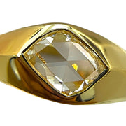 Limited Edition 18K Yellow Gold Flame-Cut Diamond Ring