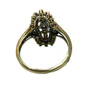 Antique 18K Yellow Gold Diamond Ring