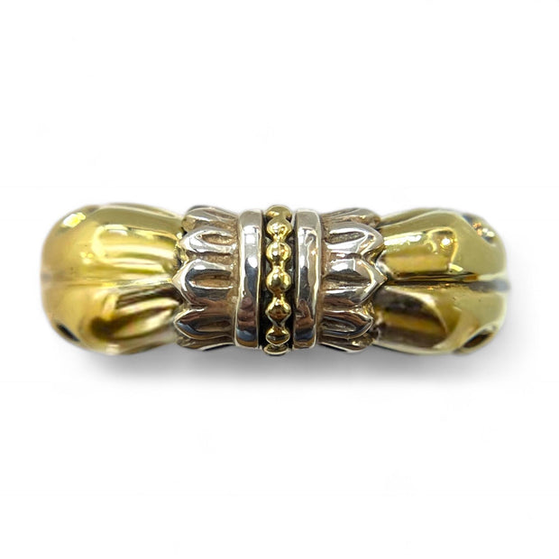 Designer Lagos Caviar Ring in 18k Gold & Sterling Silver