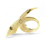 Artistic Antique 14K Yellow Gold Brooch