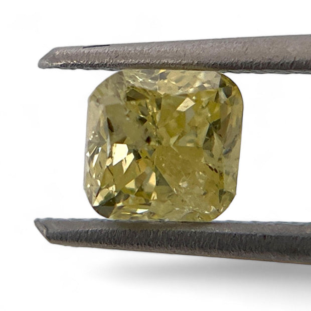 GIA Certified 1.02 carat Fancy Intense Yellow Natural Diamond