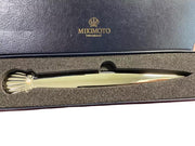 Mikimoto International Shell With Pearl Gold Tone Letter Opener