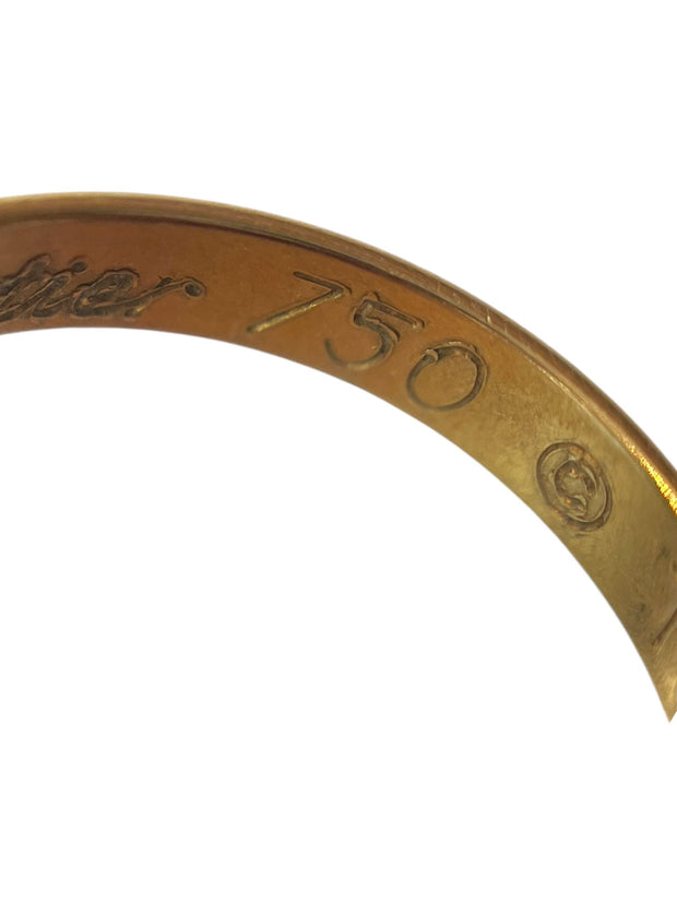 18k Multicolor Gold Cartier Trinity Cord Bracelet