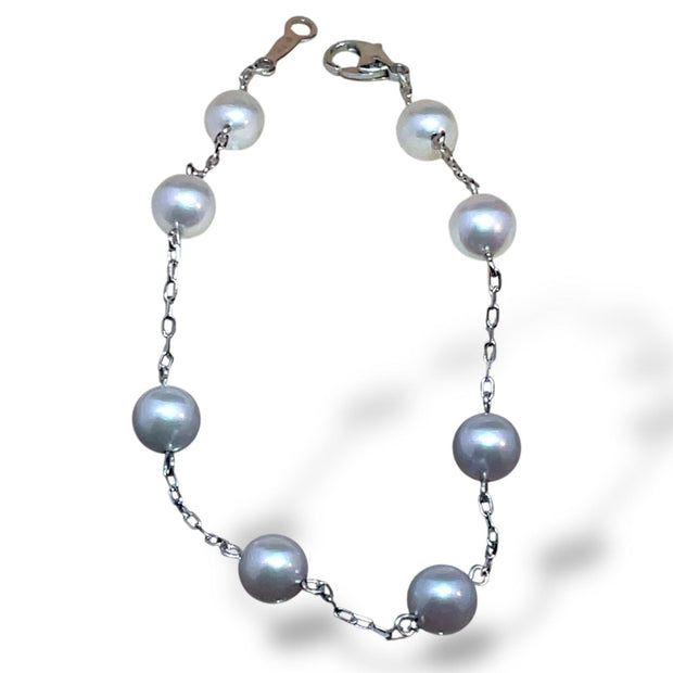 Mikimoto Pearl Exquisite Bracelet 18k White Gold