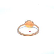 Gorgeous 14k Yellow Rosie Yellow Gold Oval Natural Diamond Cluster Ring