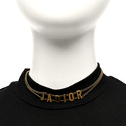 Christian Dior J'ADIOR Choker Necklace in Aged Gold