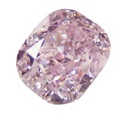 GIA Certified Fancy Light Purplish Pink Natural 0.11ct cushion Loose Diamond