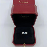 CARTIER Vintage 1990s Cushion Aquamarine Tank Ring