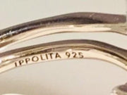 IPPOLITA Rock Candy 3-Stone Sterling Silver Onyx Hematite Quartz Cluster Ring