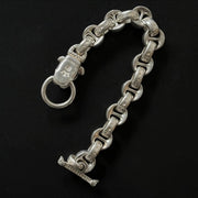 Heavy Biker & Chrome Hearts Style Think Sterling Silver Chain Bracelet