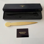 MIKIMOTO Japan Pearl and Shell Paper Knife Letter Opener