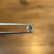 Luxurious 0.51 CT Hexagonal Cut J VS2 Natural Diamond