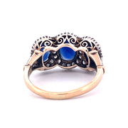 Vintage 14K Yellow Gold Natural Sapphire Ring