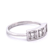 Radiant 14k White Gold Diamond Ring