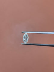 GIA Certified 0.62Carat J SI1 Marquise Natural Diamond