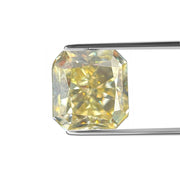1.46 CARAT SQUARE BRILLIANT GIA CERTIFIED FANCY LIGHT BROWNISH YELLOW COLOR SI1 CLARITY NATURAL DIAMOND