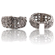 Elegant Lapis Silver Earring - Tiffany Style Statement Piece