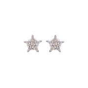 Princess Diamond Stud Earrings - 0.43 TCW, 14K White Gold