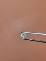 GIA Certified 0.58CT S-T I2 Round Brilliant Loose Diamond