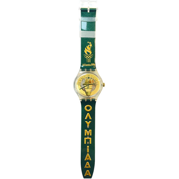 Vintage Swatch Automatic PYRSOS SAZ104 - Rare 1996 Olympia Special