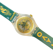 Vintage Swatch Automatic PYRSOS SAZ104 - Rare 1996 Olympia Special
