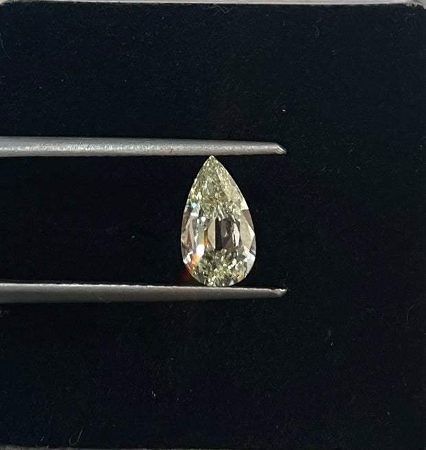 Natural Loose 1.06 Carat K VS2 Pear Shape Diamond