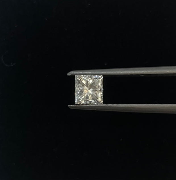 GIA Certified 0.60 Carat Princess Cut Natural Diamond High-Quality, D VS2 Stone
