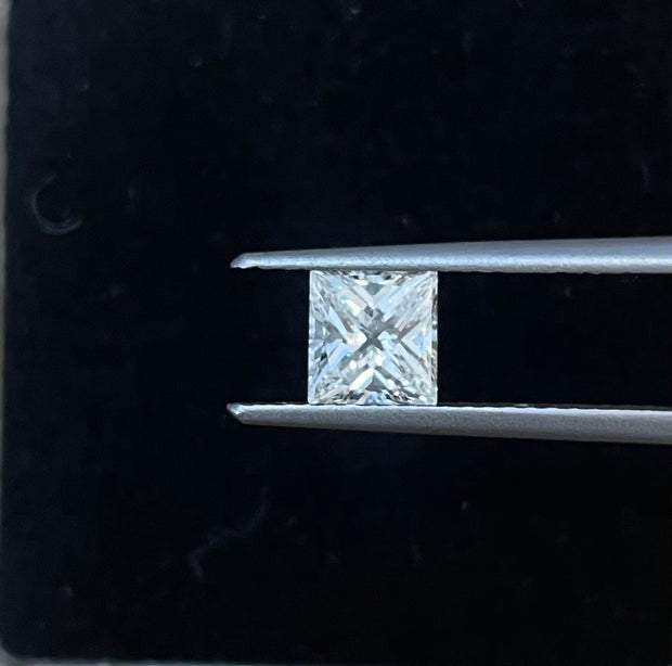 GIA Certified 0.73 Carat Princess Cut Natural Diamond A Gorgeous G VS1 Stone