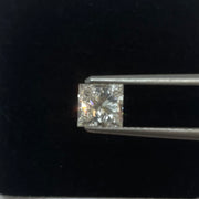 GIA-certified 1.00 Carat Unique Princess Cut Diamond, A Stunningly E SI2 Stone