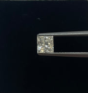 GIA-certified 0.72 Carat Princess Cut Natural Diamond, A Classic I SI1 Stone