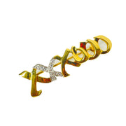 Tiffany & Co 18k Two Tone Gold XOXO Brooch