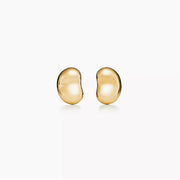 Tiffany & Co. 16K Yellow Gold Bean Earrings - Iconic Retro