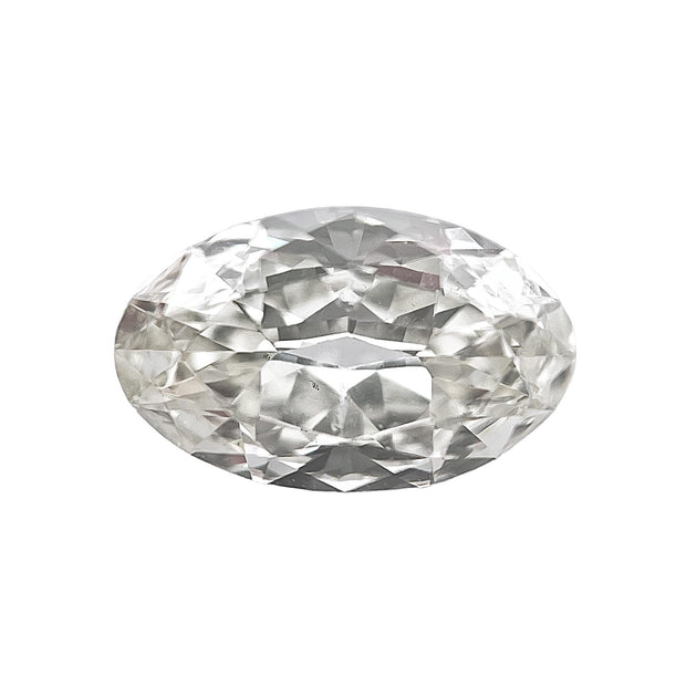 1.01 Carat Antique Moval L-VS2 Natural Diamond GIA Certified