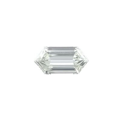 GIA Certified 0.67 Carat Hexagonal Diamond L-VS2 GIA Certified Natural Diamond