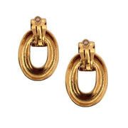 Convertible Vintage Chanel Earrings - 18K Gold Plated