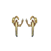 Convertible Vintage Chanel Earrings - 18K Gold Plated