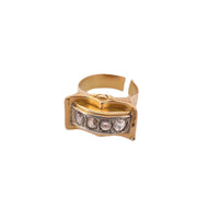 Victorian Diamond Ring - 18K Yellow Gold