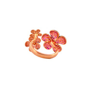 Blossoming Beauty Ruby Diamond Ring - 2.30 TCW