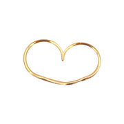 14K Yellow Gold Knuckle Wavy Diamond Ring -  0.11 TCW